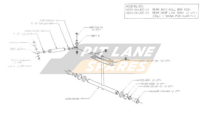 REAR ANTI-ROLL BAR ASSY Diagram